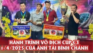 Giải vô địch cúp C3 ngày 1/4/2025