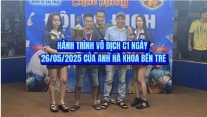 Vô địch cúp gà tre bồ C1 ngày 26/5/2025