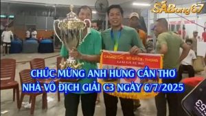 Hưng Cần Thơ Vô Địch Cúp C3 6/7/2025