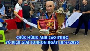 Nhà Vô Địch Giải Tonhon Ngày 18/7/2025