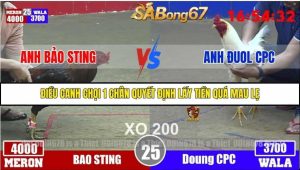 Trận 25 Bồ Gà Tonhon 3/12/2025